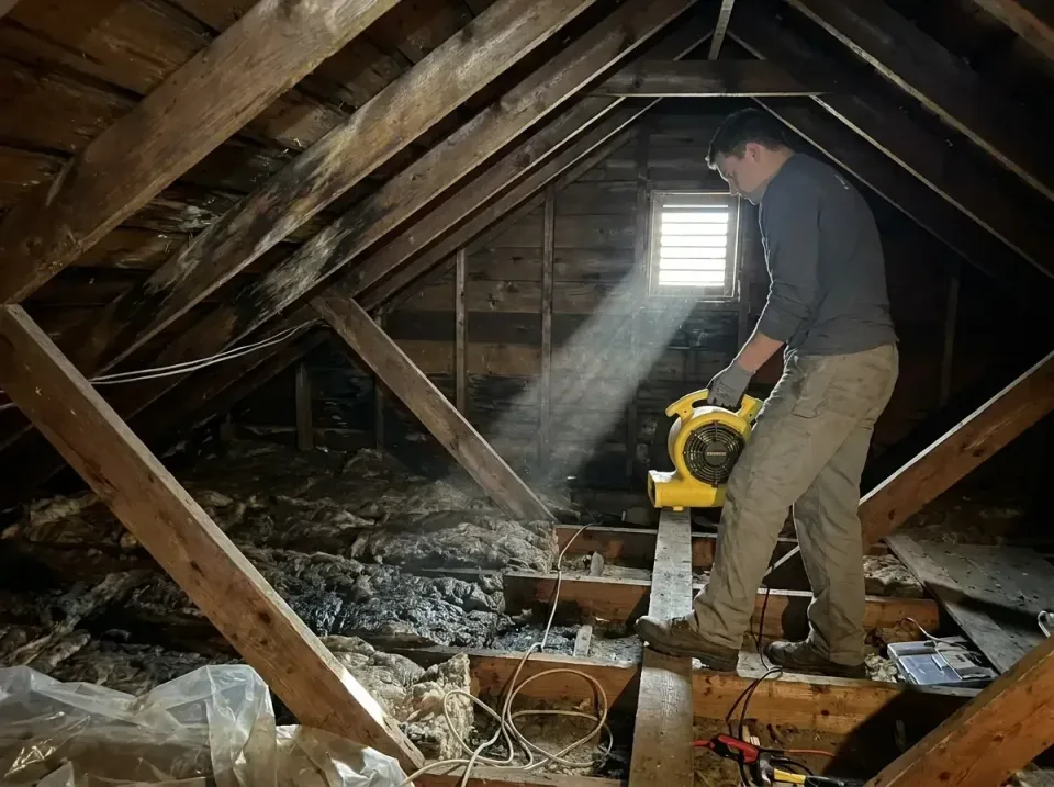 attic-water-damage-drying-proc-007 — frequently asked questions, Emergency Water Extraction & 24/7 Flood Response in Bound B…